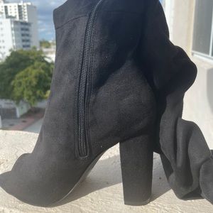 Black Suede Boots